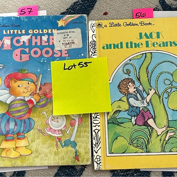Little Golden Book Other - Little Golden Book Set - Mother Goose & Jack and the Beanstalk